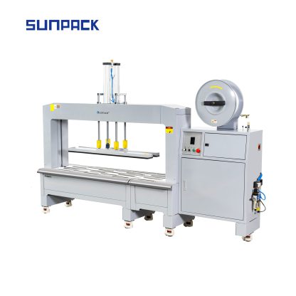Q8L-P Low Table High speed Strapping Machine With Top Press