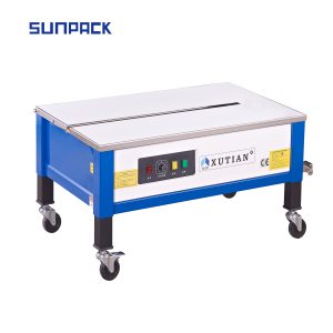 XT-8023 Low table semi-automatic strapping machine open body